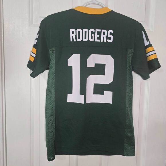 NFL Aaron Rodgers Green Bay Packers Jersey Youth Medium - Picture 3 of 5